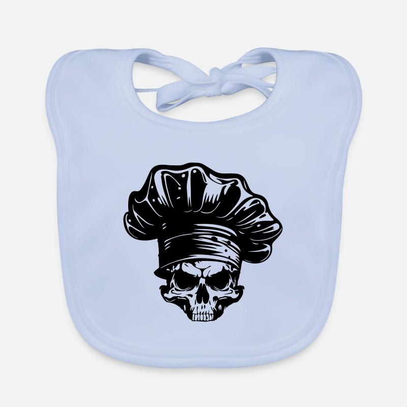 Chef Skeleton Chef Bavoir bio Bébé