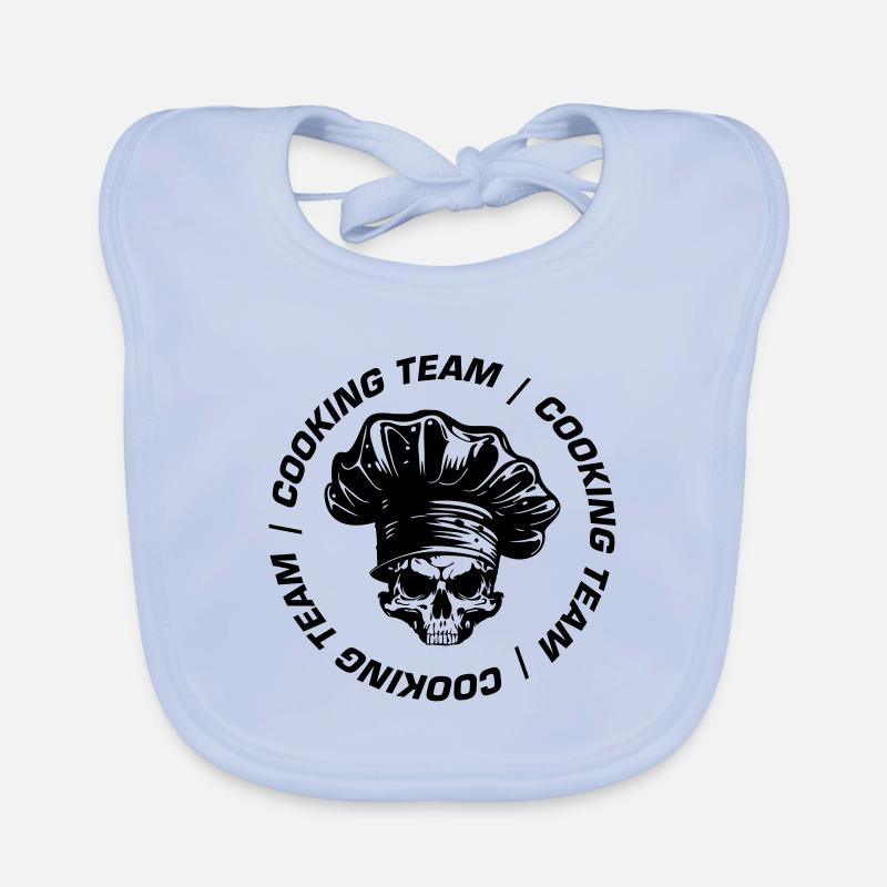 Chef de l’équipe de cuisine Totenkopf Bavoir bio Bébé