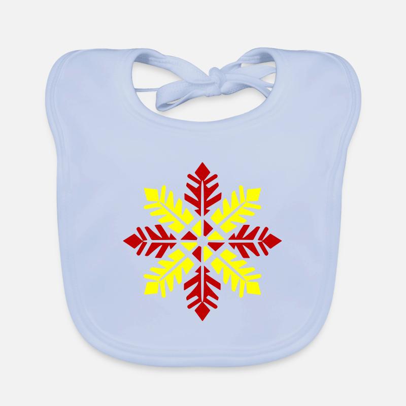 Flocon De Neige, Hiver, Neige Bavoir bio Bébé