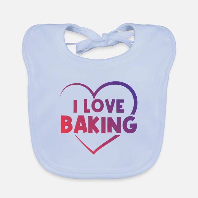 I love baking Organic Baby Bibs