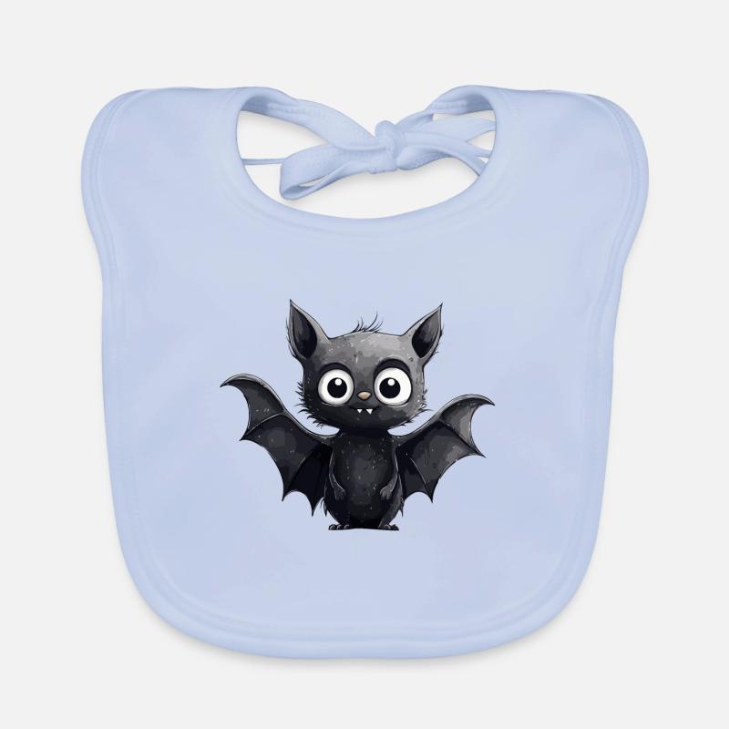 Drôle de conception de chauve-souris Bavoir bio Bébé