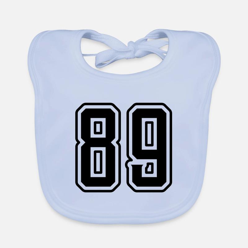 Symbole numérique 89 Bavoir bio Bébé