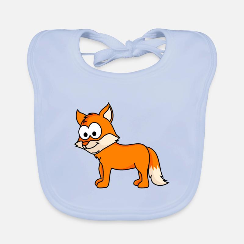 Fuchs Comic Tier Baby Bio-Lätzchen