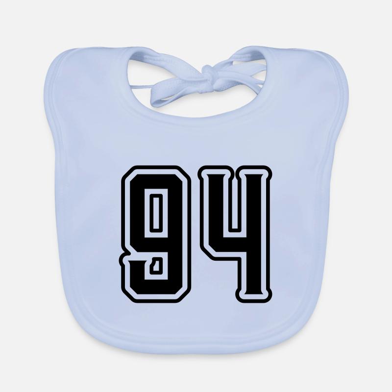 Symbole numérique 94 Bavoir bio Bébé