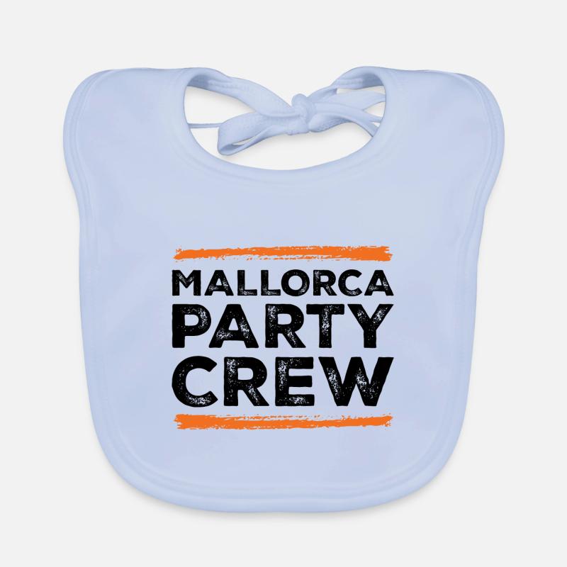 Mallorca Party Crew Bavoir bio Bébé