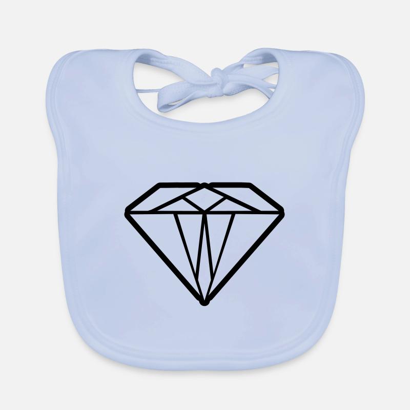Diamant Symbol Baby Bio-Lätzchen