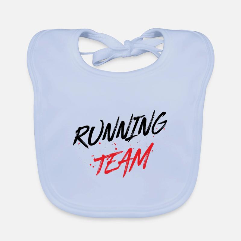 Équipe de course à pied Bavoir bio Bébé