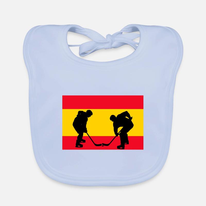 Drapeau de l’Espagne Bavoir bio Bébé