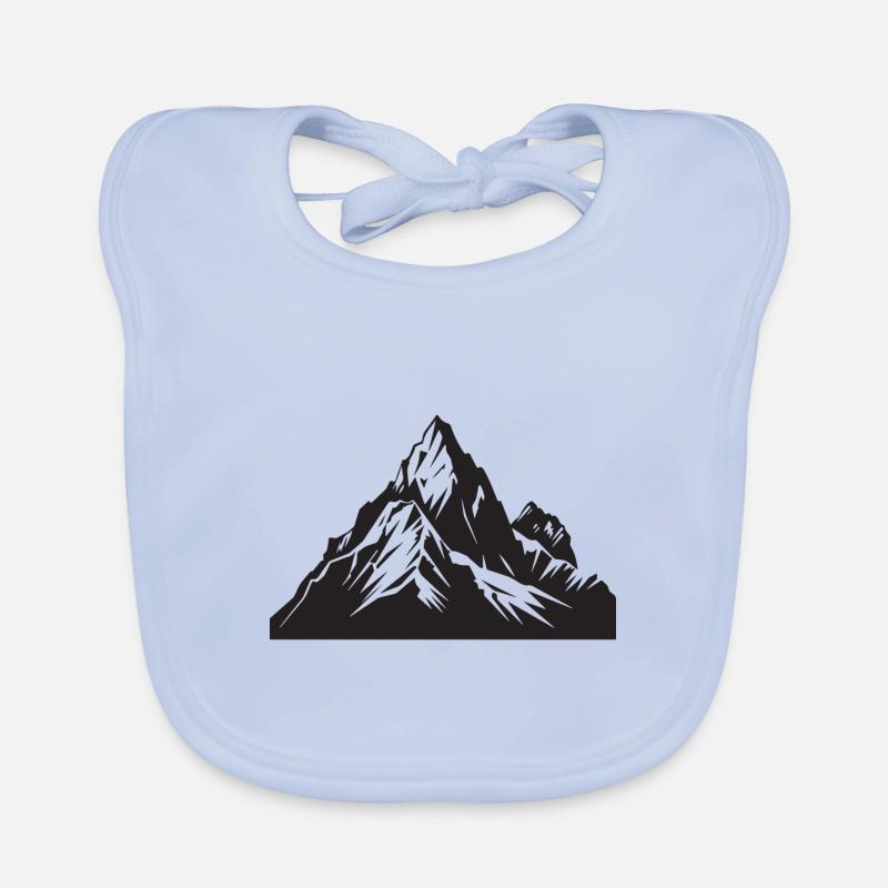 Landscape Mountains Organic Baby Bibs