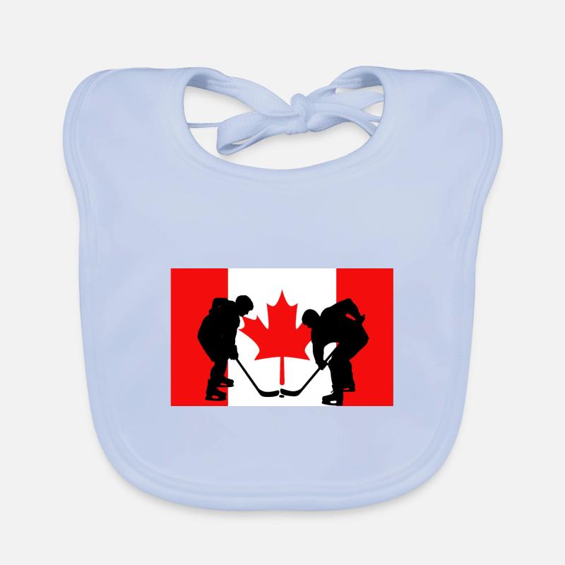Le Canada, mon pays, mon drapeau ! Bavoir bio Bébé
