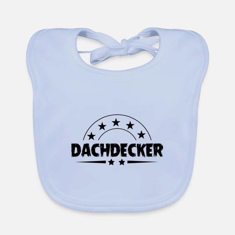Dachdecker Beruf Baby Bio-Lätzchen