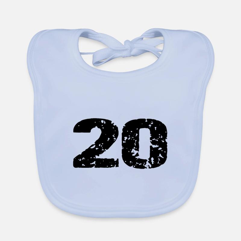 Maillot 20 Numéro Bavoir bio Bébé