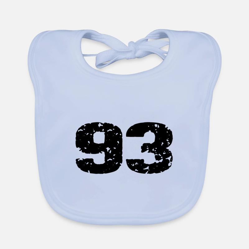Maillot numéro 93 Bavoir bio Bébé