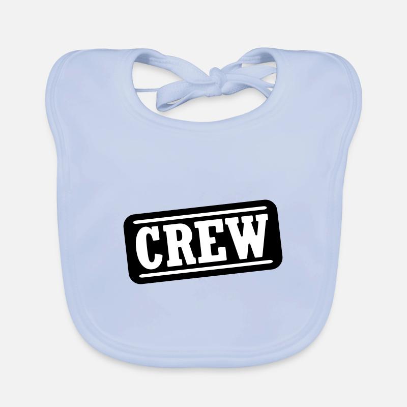 Crew Stempel Baby Bio-Lätzchen