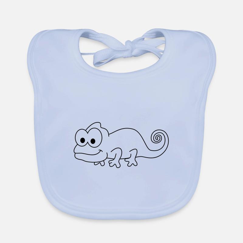 Caméléon Comic Animal Bavoir bio Bébé