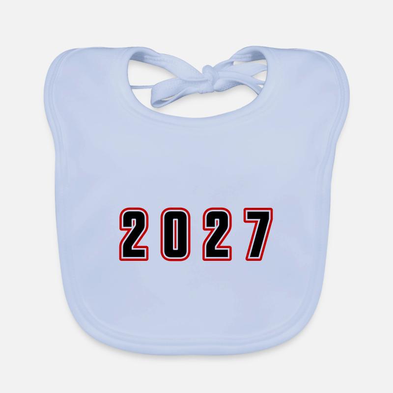 Numéro d’année 2027 Bavoir bio Bébé