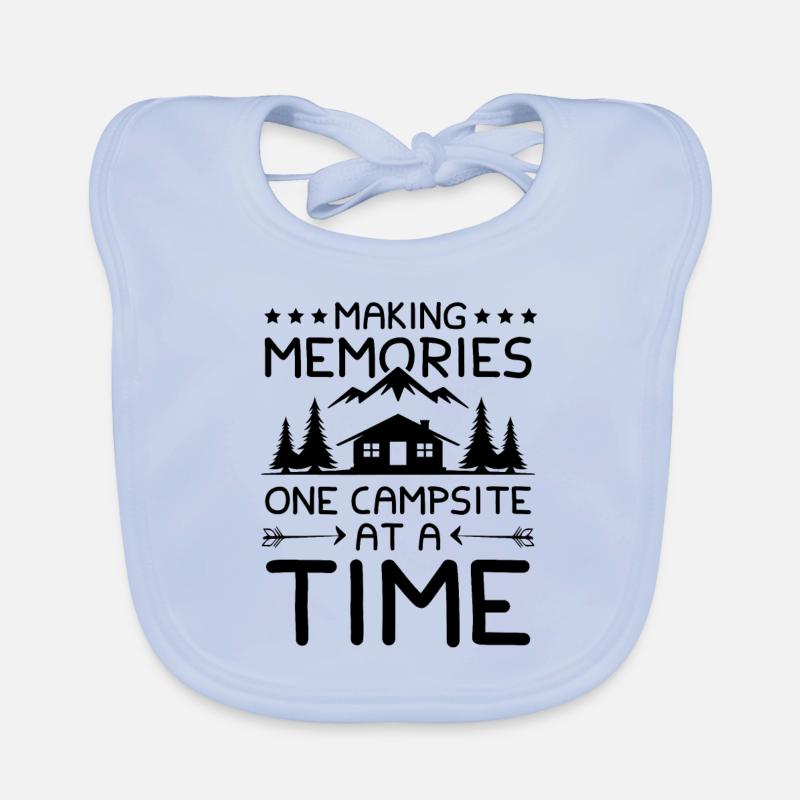 camping camp Organic Baby Bibs