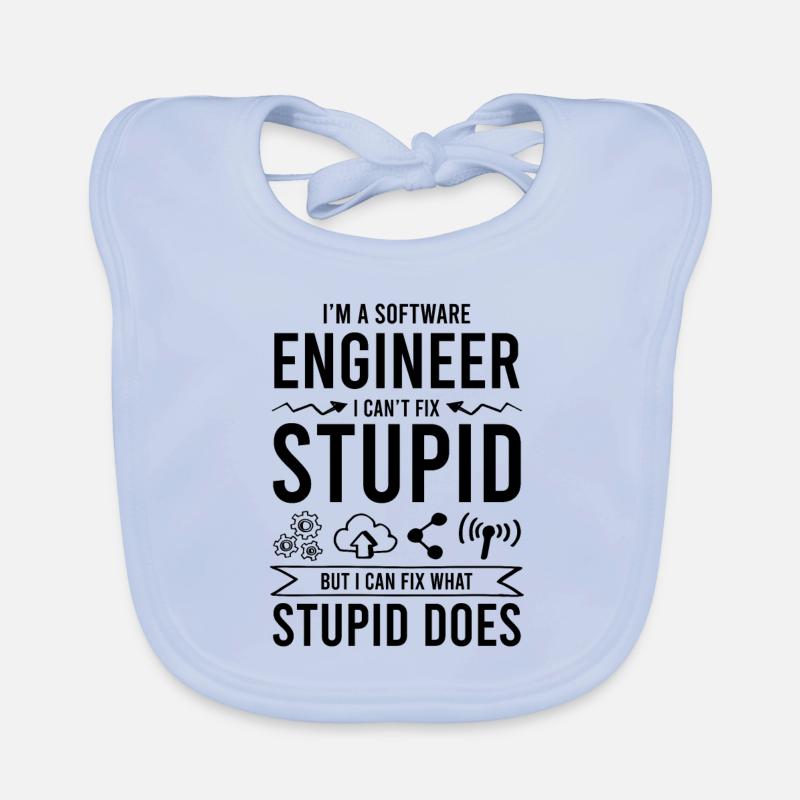 software ingenieur spruch Baby Bio-Lätzchen
