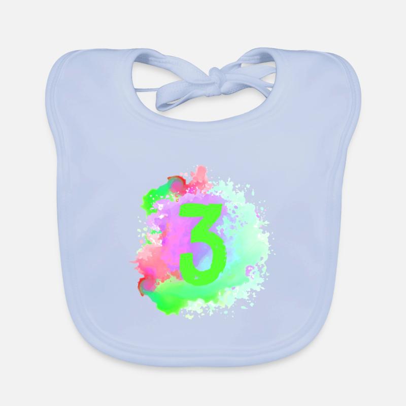 3 Nombre d’objets blob Bavoir bio Bébé