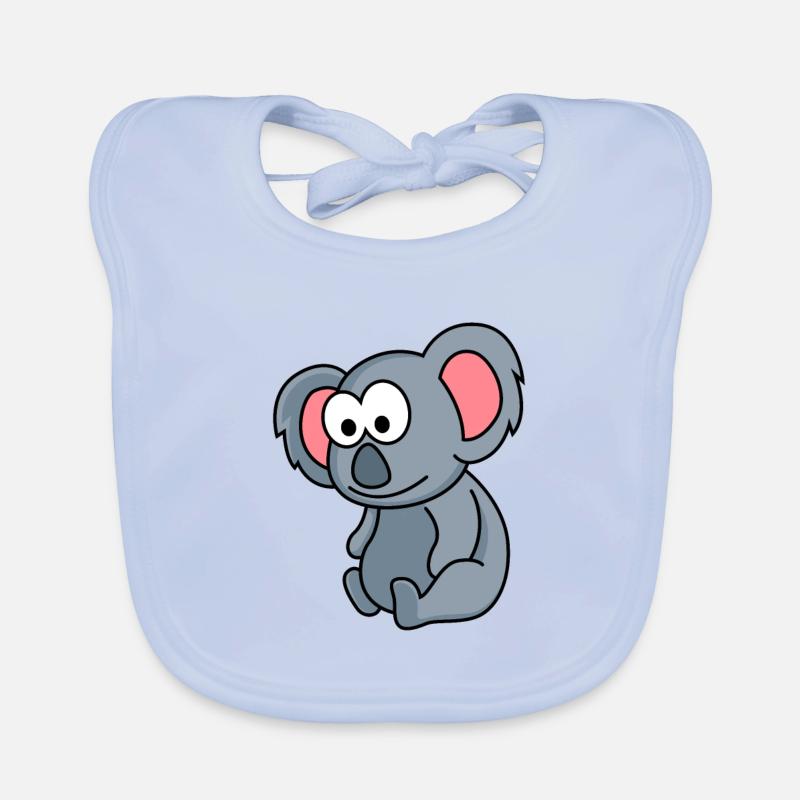 Koala Comic Animal Bavoir bio Bébé