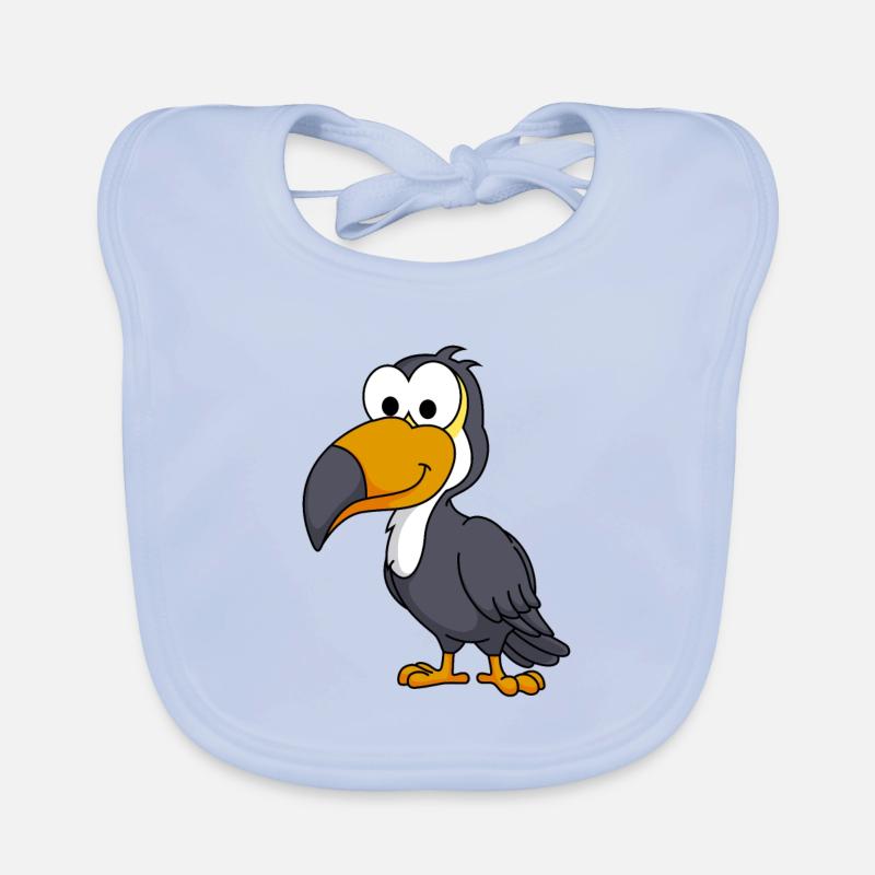 Tukan Comic Animal Bavoir bio Bébé