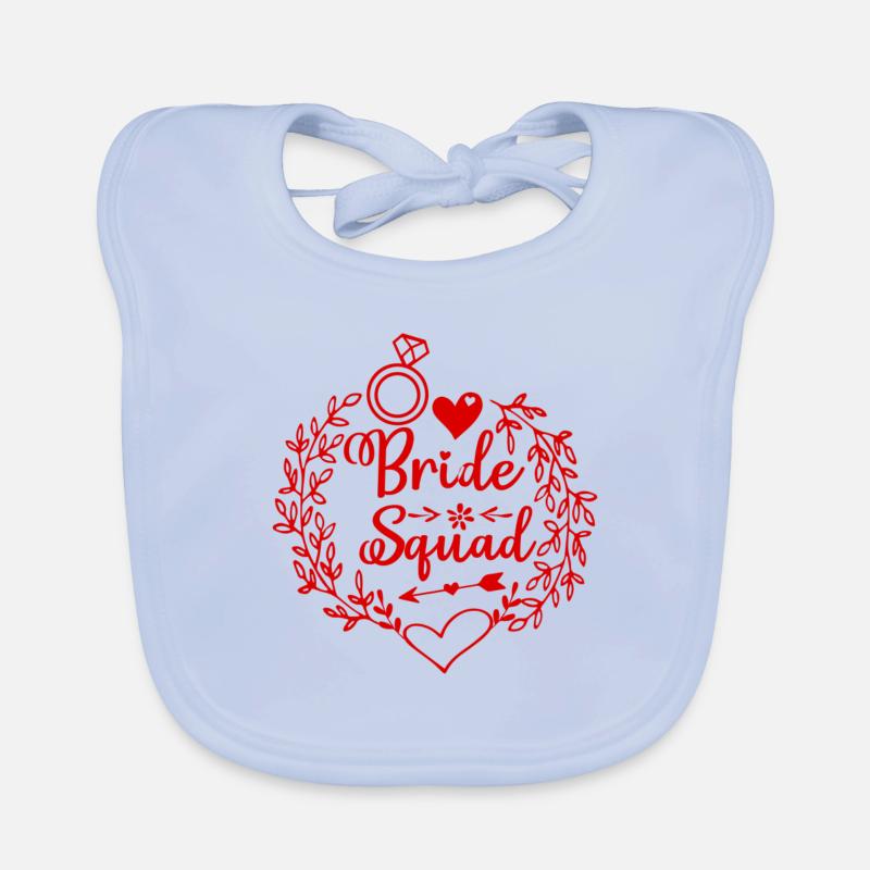 Escouade de la mariée Bavoir bio Bébé