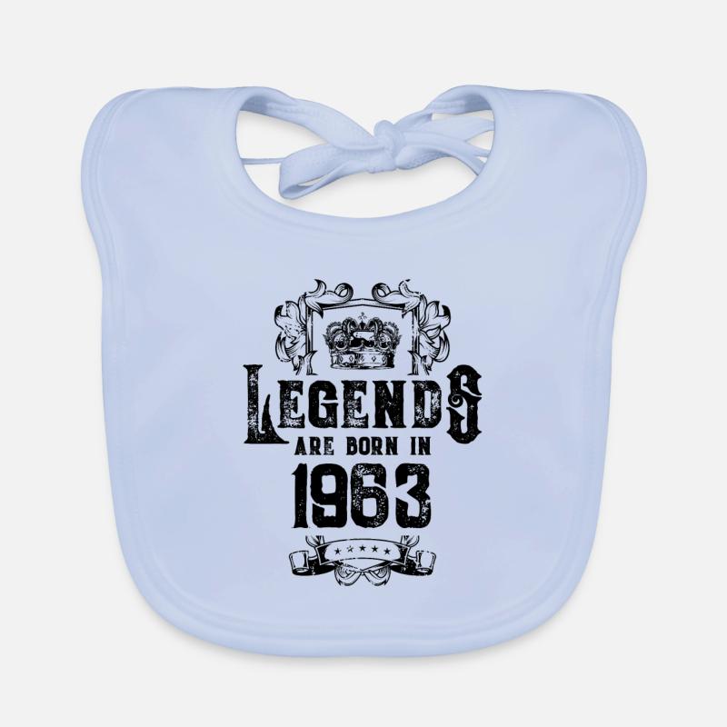 1963 légendes anniversaire Bavoir bio Bébé