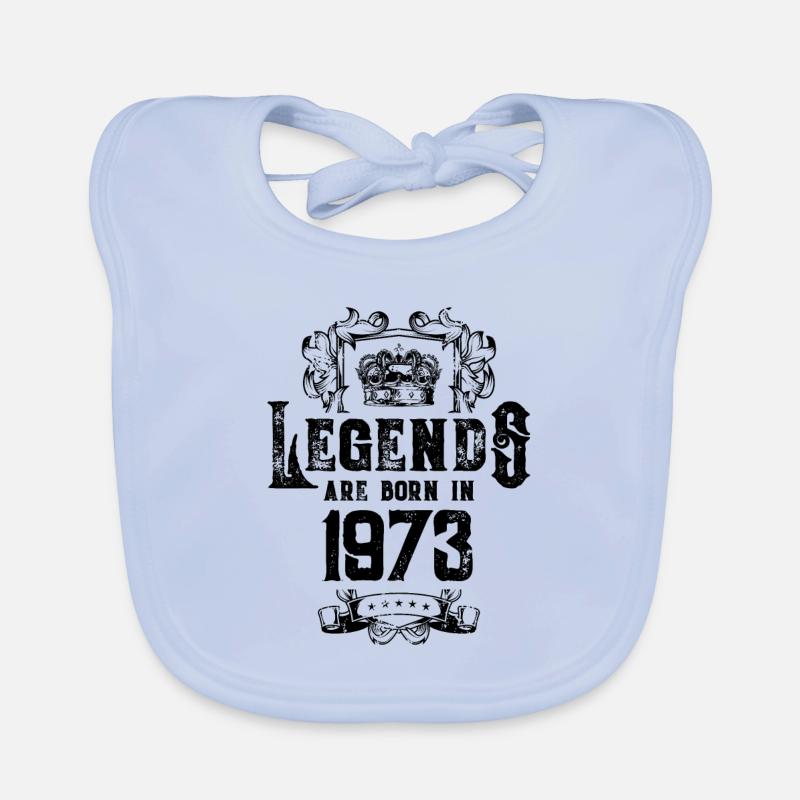 1973 légendes anniversaire Bavoir bio Bébé