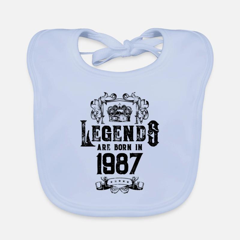 1987 legends geburtstag Baby Bio-Lätzchen