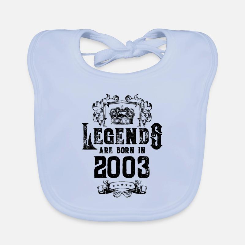 Anniversaire des légendes 2003 Bavoir bio Bébé