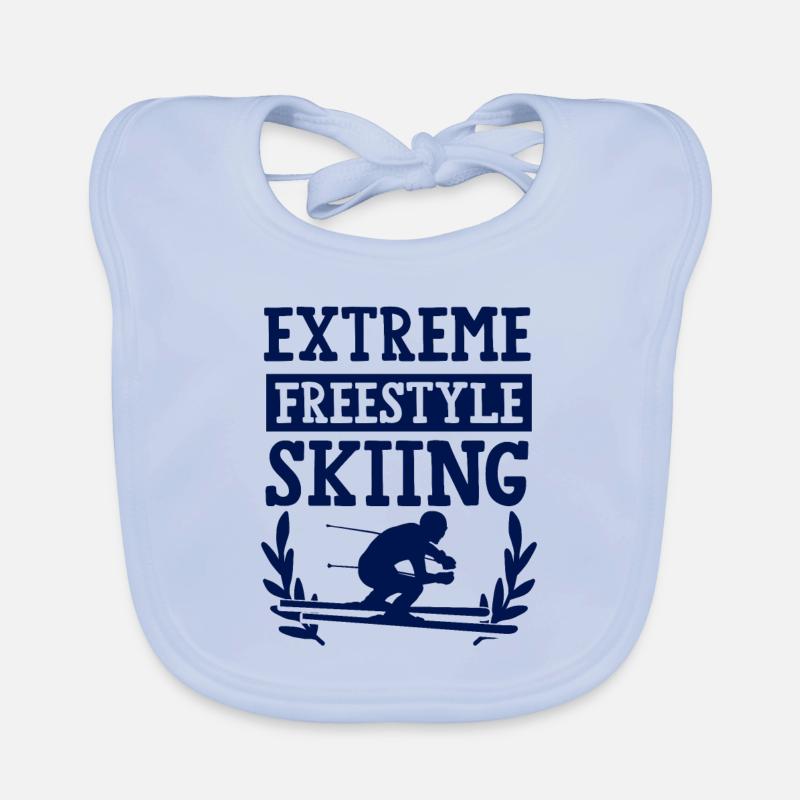 Ski acrobatique Bavoir bio Bébé