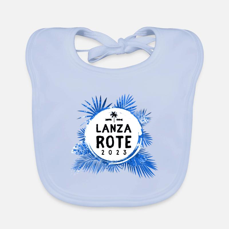 Lanzarote 2023 coloré Bavoir bio Bébé