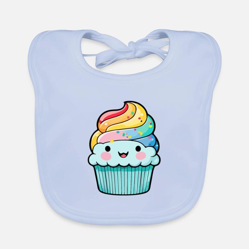 Cupcake Comic Muffin Kuchen Baby Bio-Lätzchen