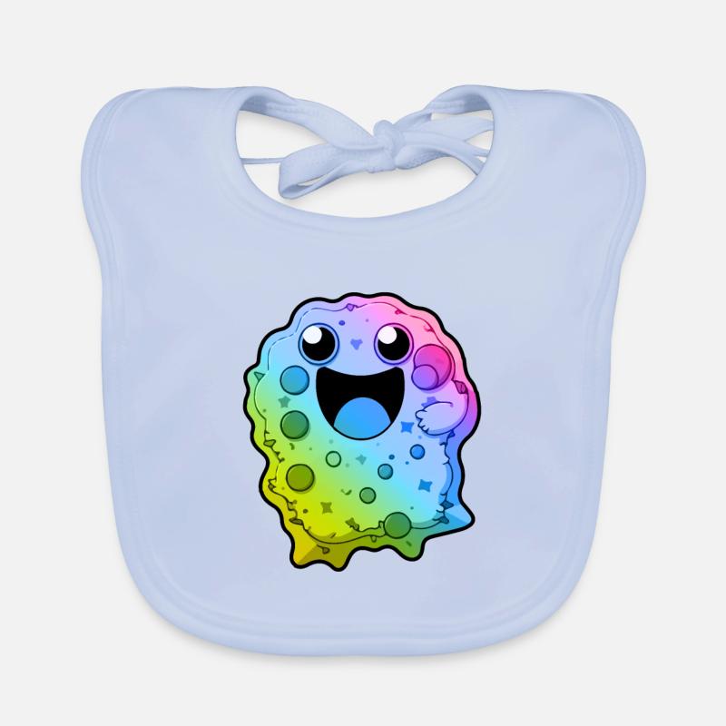 Biscuits Comic Colorful Organic Baby Bibs