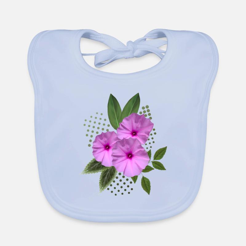 Fleurs - Bouquet - Fleurs - Flore Bavoir bio Bébé