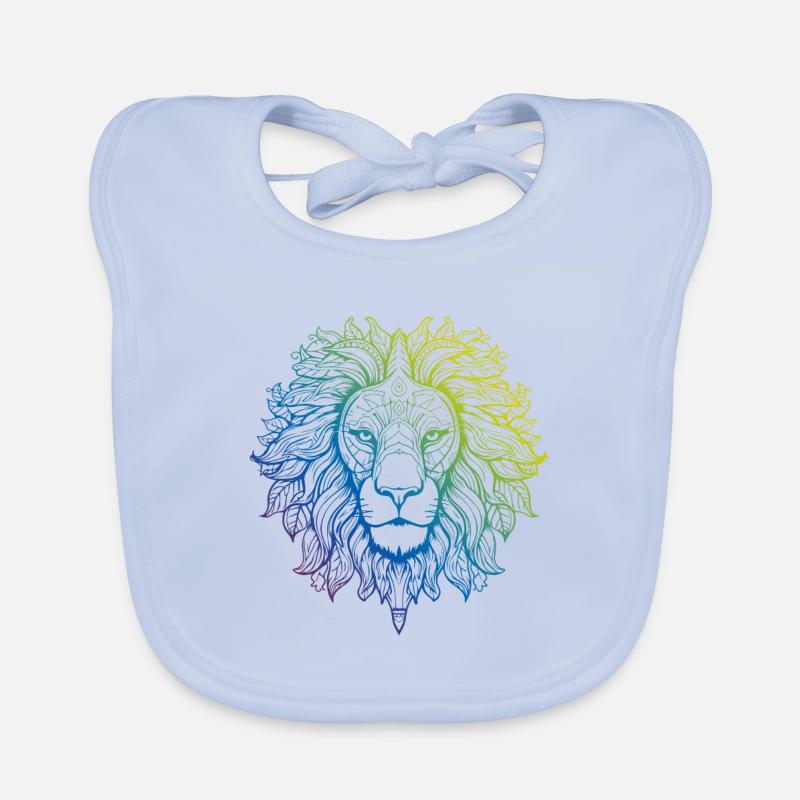 Leo Mandala Boho Bavoir bio Bébé