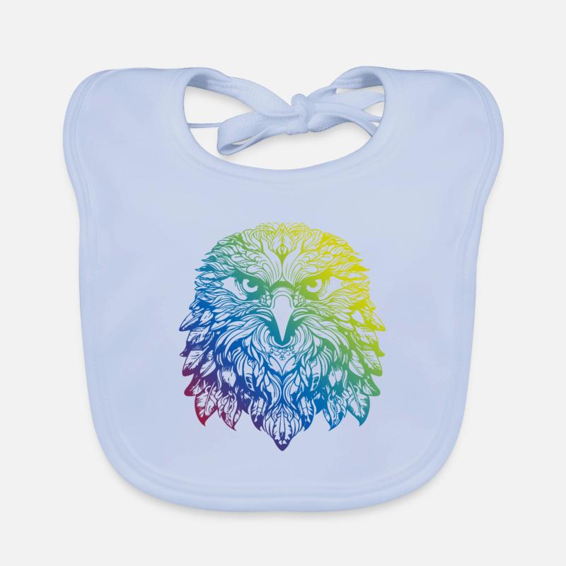 Aigle Mandala Boho Bavoir bio Bébé