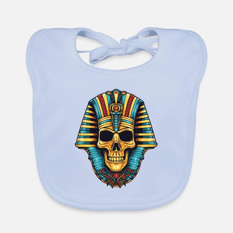 Pharaoh's Skull Organic Baby Bibs