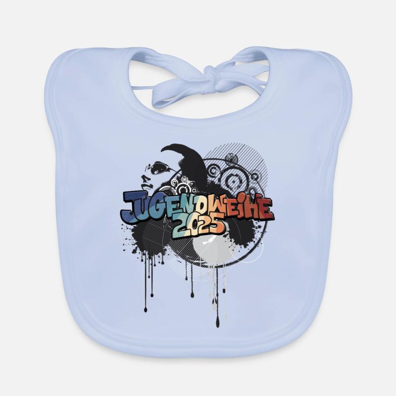 Jugendweihe 2025 Jugendweiheshirt Baby Bio-Lätzchen