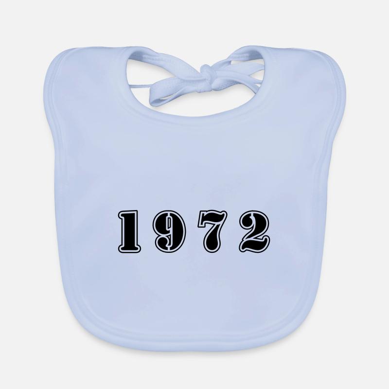 1972 anniversaire Bavoir bio Bébé