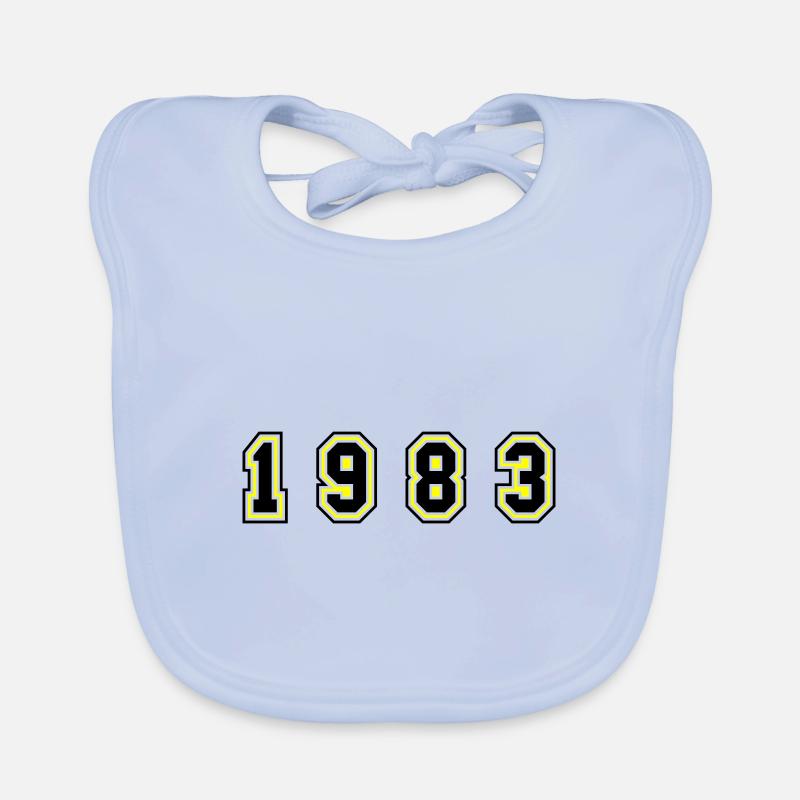 Numéro de l’année 1983 Bavoir bio Bébé