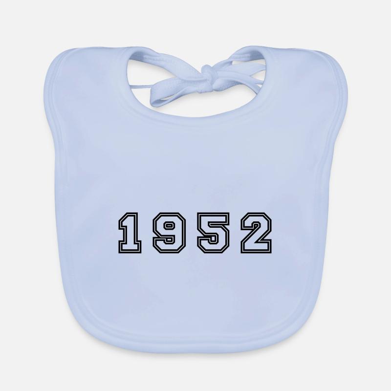 Numéro de l’année 1952 Bavoir bio Bébé