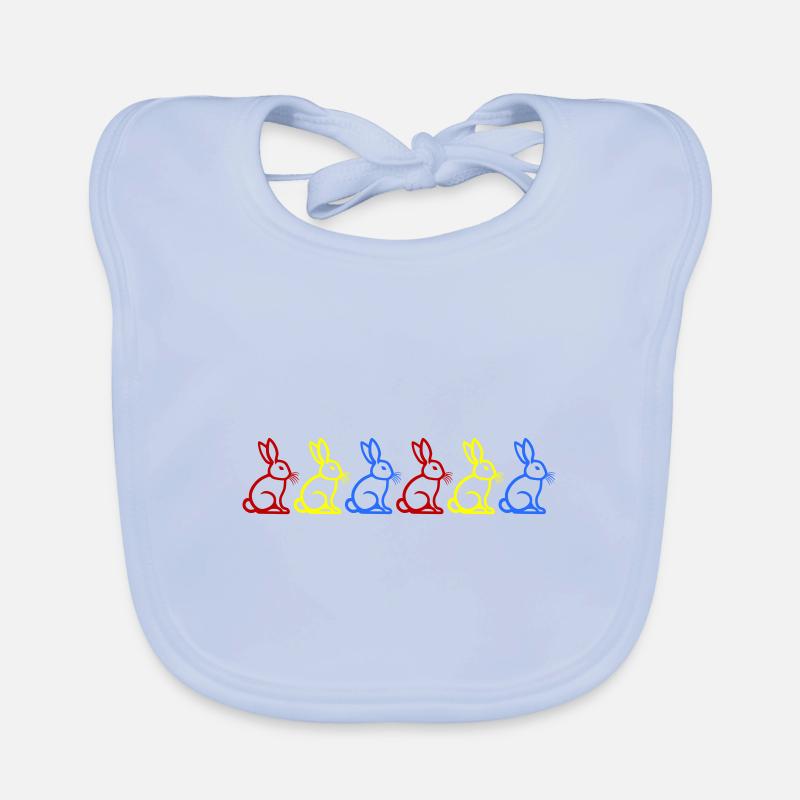 Bunny Easter Organic Baby Bibs