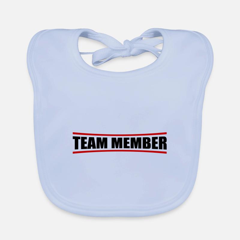 Team Members Organic Baby Bibs