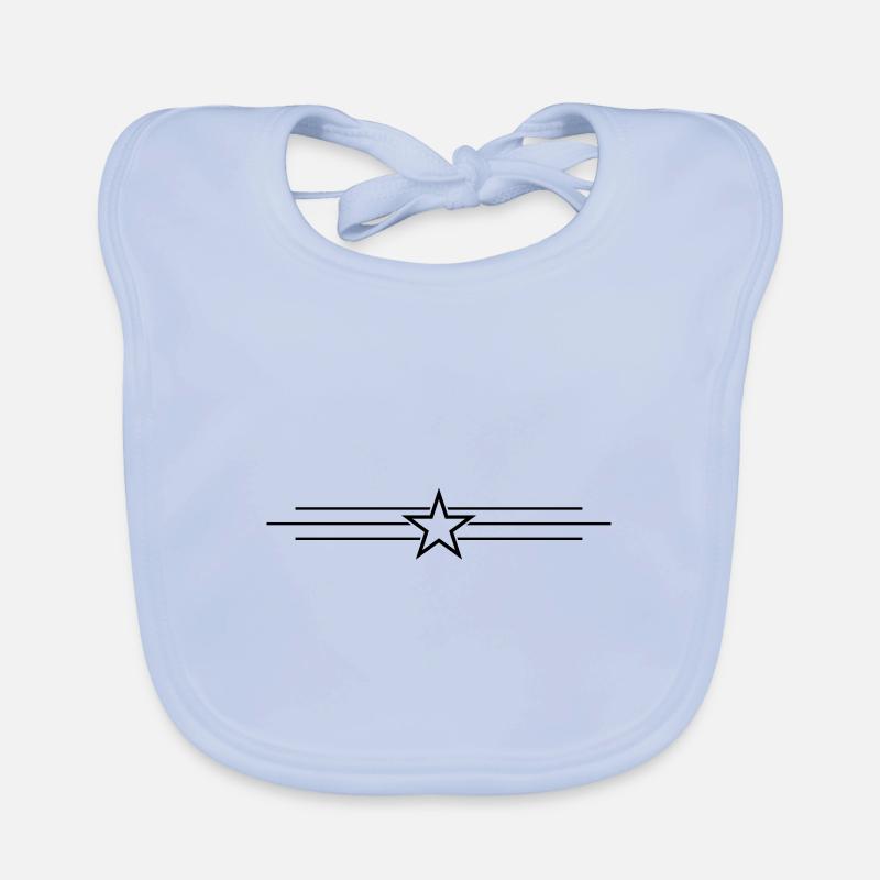 Star Line Symbol Organic Baby Bibs