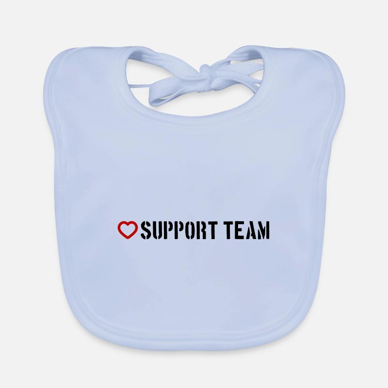 Support Team Herz Baby Bio-Lätzchen
