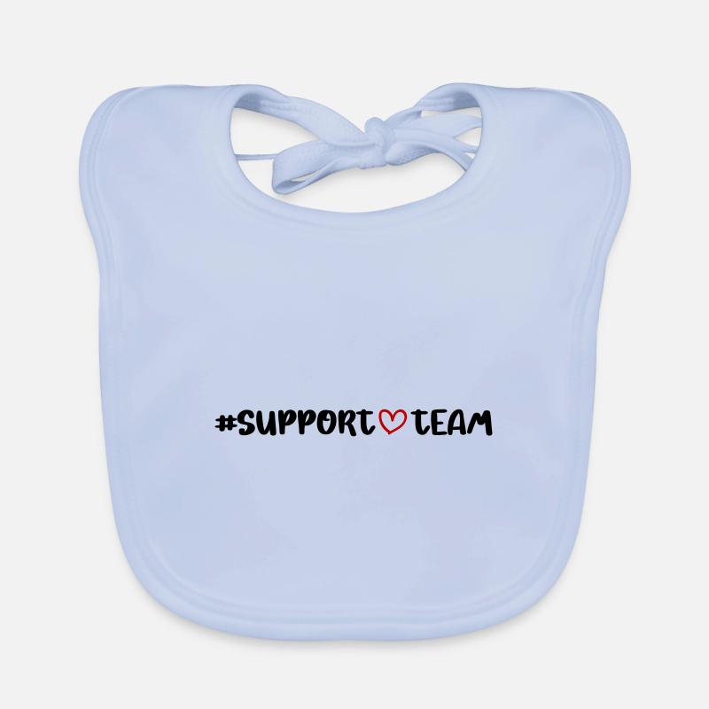 Support Team Herz Baby Bio-Lätzchen
