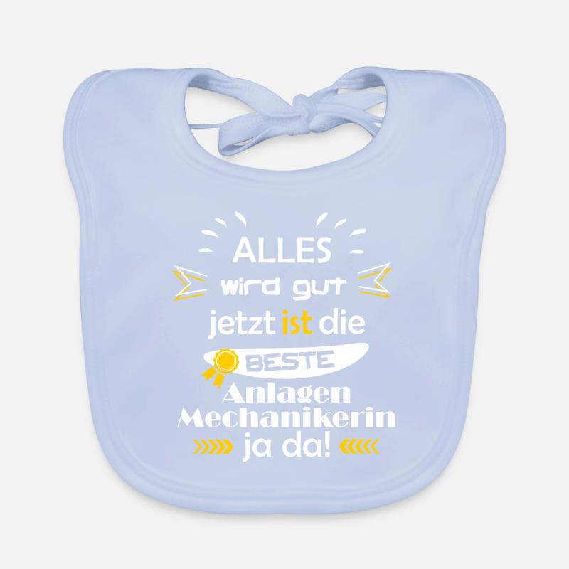 Alles wird gut Berufe Anlagenmechanikerin Baby Bio-Lätzchen