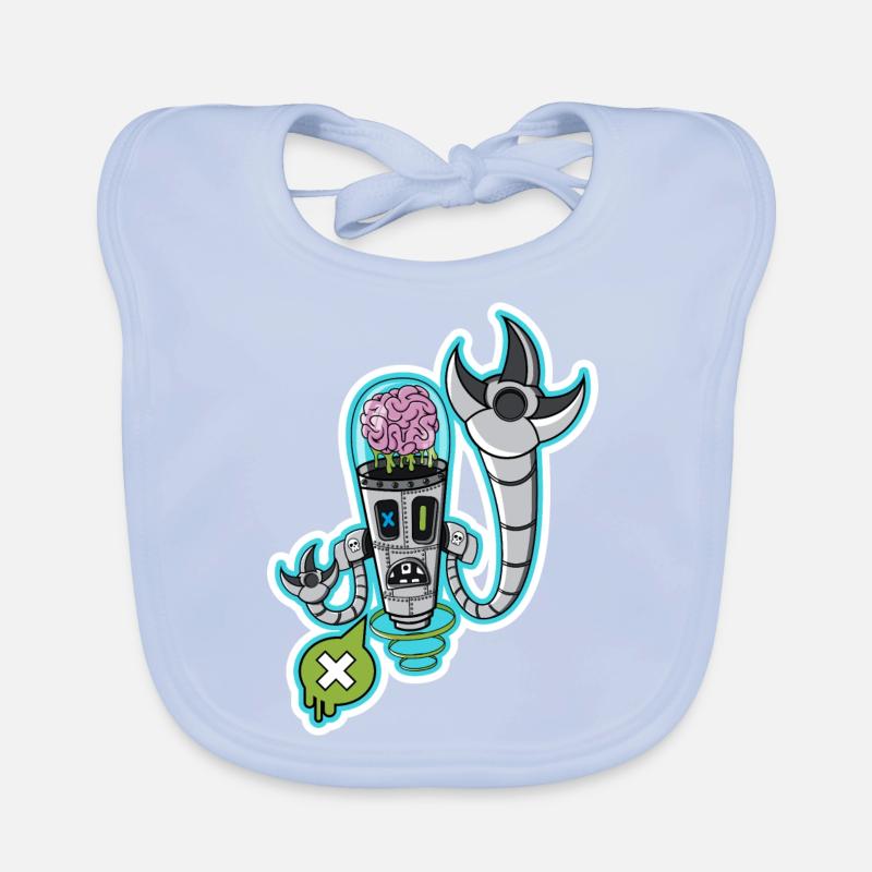 Brain Machine Organic Baby Bibs