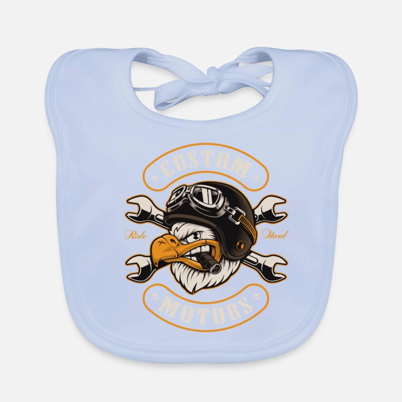 Chopper, Mottorrad, Biker, Aigle Bavoir bio Bébé